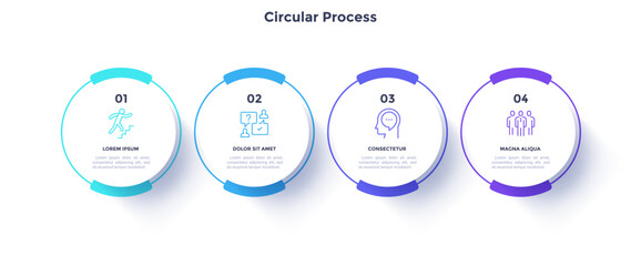 Modern Infographic Vector Banner. Business Presentation Slide