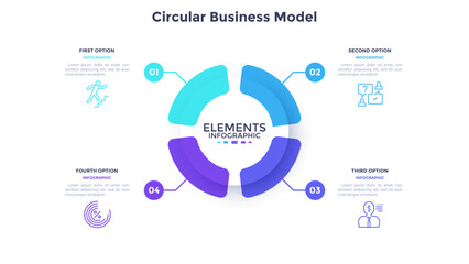 Modern Infographic Vector Banner. Business Presentation Slide