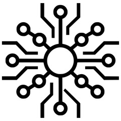 Obraz premium Digital icon representing technology and innovation concepts