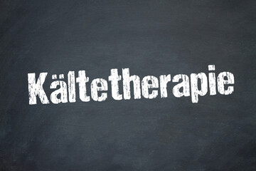 Obraz premium Kältetherapie 