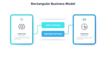 Obraz premium Modern Infographic Vector Banner. Business Presentation Slide