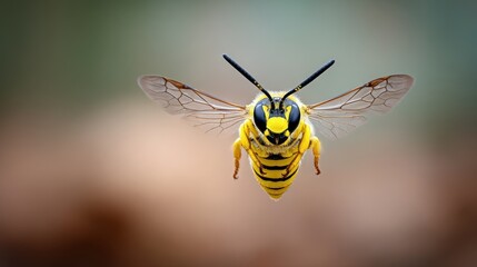 Macro Artistic View of a Stinger Moving Rapidly