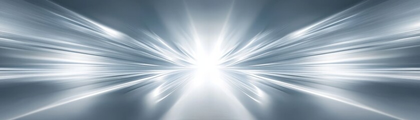 Obraz premium Silver Light Streaks Abstract Background, Abstract, Background