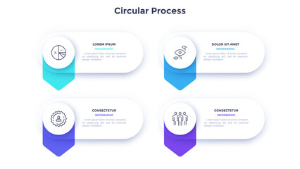 Modern Infographic Vector Banner. Business Presentation Slide