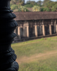 Obraz premium Ancient temples of the abandoned city of Angkor, near the city of Siem Reap, Cambodia