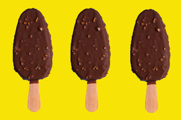 Chocolate Covered Almond Ice Cream Bar