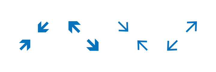 Expand icon Flat art illustration in outline