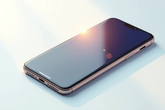 iphone x mockup white background sleek design modern features glossy finish large display