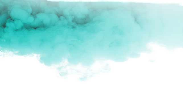 Abstract teal and black ink swirl background design texture image for artistic projects and creative designs digital art on transparent background dye