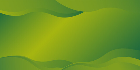 Green abstract background. Smooth curve shape graphic. Elegant clean soft texture. Modern design. eps 10