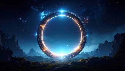 Cosmic Portal: A Glimmering Gateway to the Unknown
