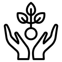 Conservation icon in vector illustration