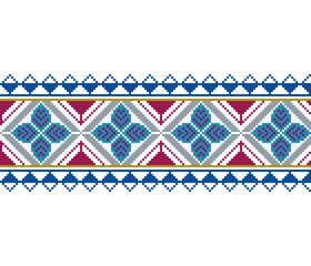 geometric ethnic pattern vector design