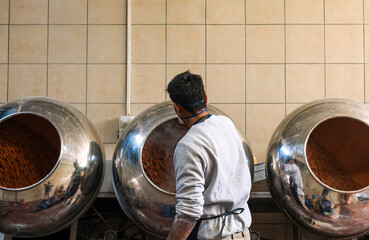  Roasting Chickpeas Inside Oven – Industrial Snack Production Process