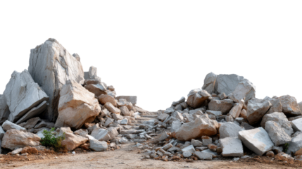 Pile of Rocks: A rugged collection of weathered stone blocks, with varying sizes and textures, creates a striking contrast, evoking a sense of raw natural beauty.