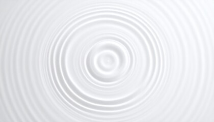 Obraz premium Abstract White Water Ripples Circular Pattern Background Texture.
