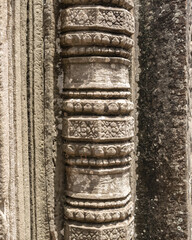 Obraz premium Ancient temples of the abandoned city of Angkor, near the city of Siem Reap, Cambodia