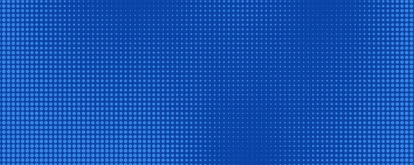 Blue halftone dots, abstract pattern with dark and bright gradient background. digital technology style wall texture ,cartoon or pop art elements, cool banner or comic.modern