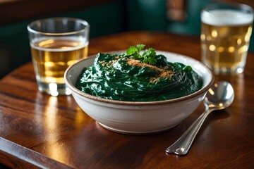 Rahmspinat: Explore the Classic German Food Recipe Featuring Tender Spinach in a Luxurious Cream Sauce, A Comforting and Flavorful Side Dish for Any Occasion