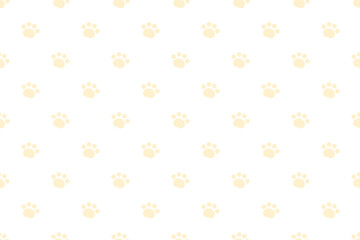 あしあとドットパターン黄色