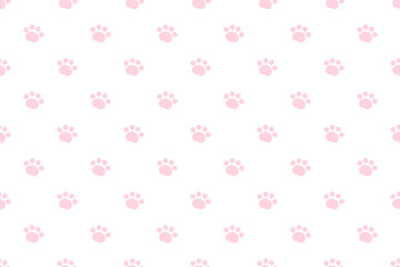 あしあとドットパターンピンク