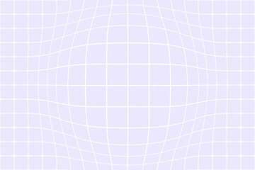 マス目センター歪みデザイン紫