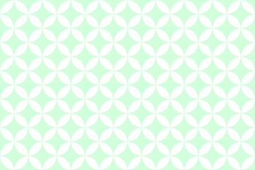 丸レトロ柄パターン3緑