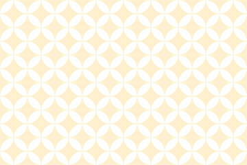 丸レトロ柄パターン3黄色