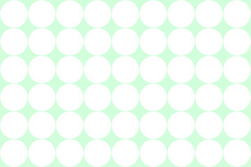 丸抜き色パターン緑