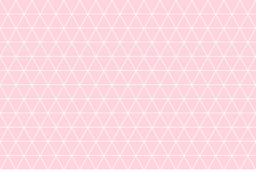 三角形格子柄色パターンピンク