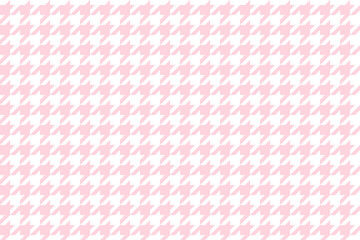 千鳥格子柄パターンピンク