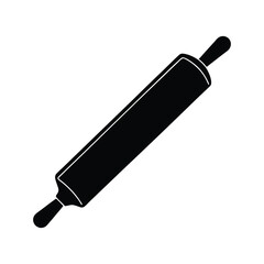 Rolling pin baking tool clipart Vector illustration