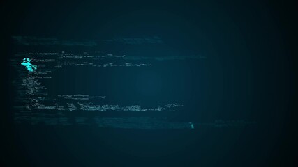 Abstract digital glitch effect noise background. Error Virus code and software hack. Cyber security. Cyberpunk Digital Data Glitch HUD Interface. Error signal Virus code software hack. Cyber security - Powered by Adobe