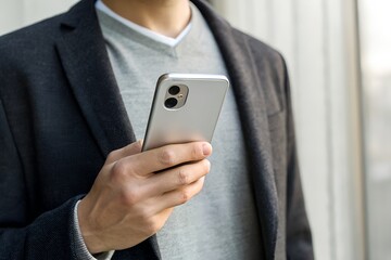 businessman using mobile phone