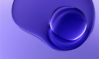 abstract blue background with circles