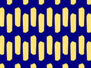 Seamless vector pattern of hand-drawn French fries in doodle cartoon style. Fun, quirky, and perfect for food packaging, textile design, wallpapers, or digital backgrounds. Ideal for fast food themes