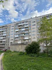 Summer urban landscape Novosibirsk Russia June
