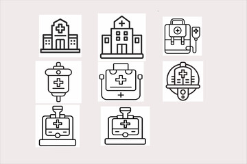  various medical-related icons