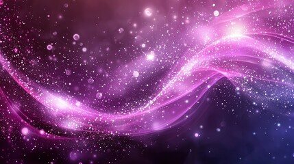 Fototapeta premium Festive, glowing abstract waves