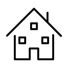 House icon vector. Home illustration sign. Building symbol or logo. Hotelweb icon design.