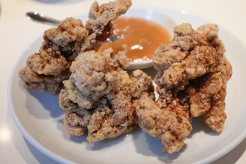 Chinese Food, Fried Chicken Karaage - 中華料理 唐揚げ レモン
