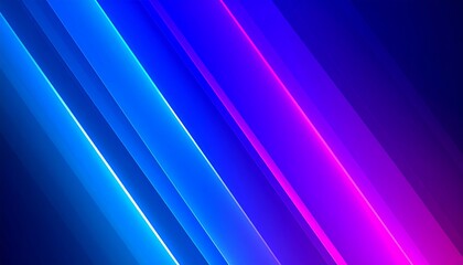 Fototapeta premium Abstract neon light streaks background.