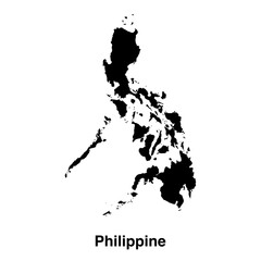 map of philippines isolated without background