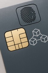 Biometric smartcard with embedded chip designed for secure medical access and identification