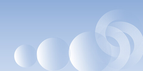 Abstract blue modern background with circle elements. Digital technology concept.