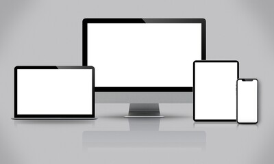 tablet pc with blank screen