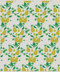 Sliced avocado on a Light background stock illustration. Seamless pattern of avocados . Avocado Pattern. Collection of hand drawn fruits and vegetables doodle set of icons on white background.