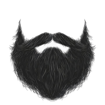 Full beard graphic