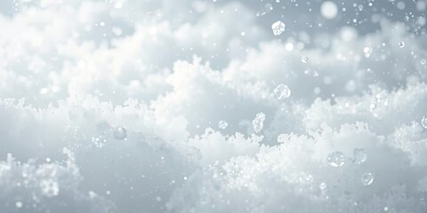 Obraz premium Pristine Fluffy Snowfall Texture