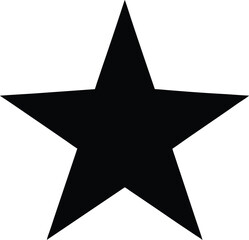 Obraz premium silver star on black background